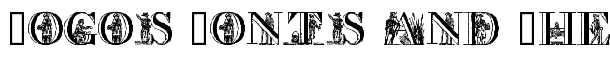 a picture alphabet font logo