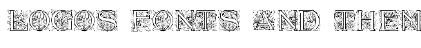 Acorn Initials font logo