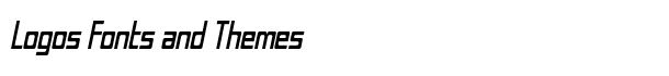 SF Laundromatic Condensed Oblique font logo