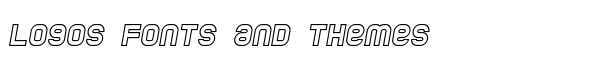 Jumbo Outline Italic font logo