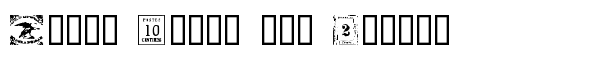 PostageStamps font logo