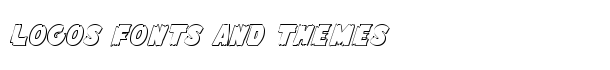 Flying Leatherneck Outline font logo