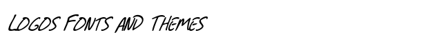 SF Grunge Sans SC Italic font logo