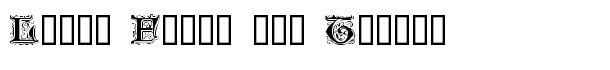Genzsch Initials font logo