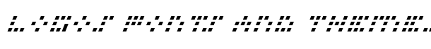 Iconian Italic font logo