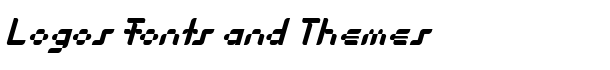 Anasthesia Italic font logo