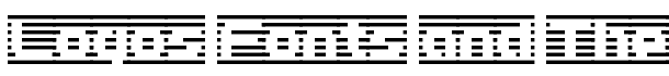 D3 DigiBitMapism type B wide font logo