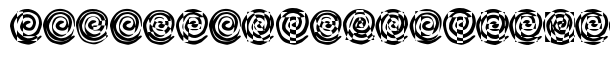 Round font logo