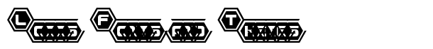 D3 Honeycombism Sorround font logo