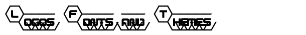D3 Honeycombism font logo