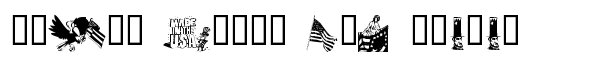 KR All American font logo