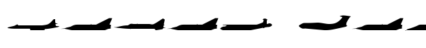 Planes-S-Modern font logo