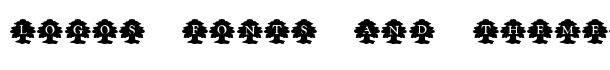KR Family Tree font logo