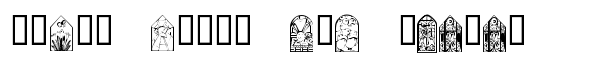 KR Easter Windows font logo