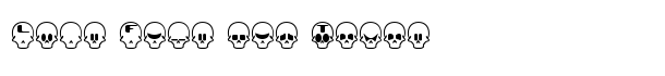 Skull Capz (BRK) font logo