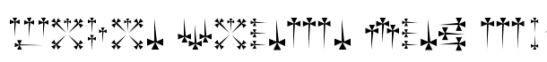 Daggers font logo