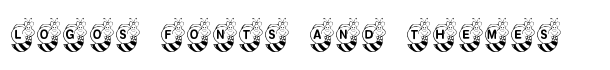 KR Hunnybee font logo
