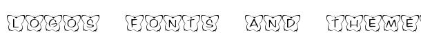 KR Butterfly Two font logo