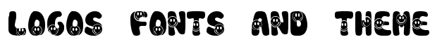 KR Smile font logo