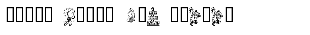 KR Wedding font logo
