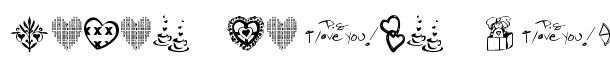 KR Valentine Dings 2002 font logo