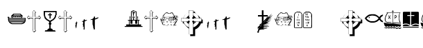 KR Lynda's Christian Dings font logo