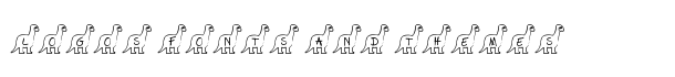 BillyBear Dinosaurs font logo
