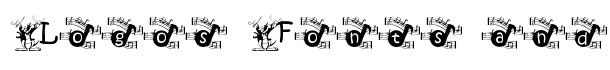 KGMUSIC1 font logo