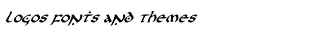 First Order Italic font logo