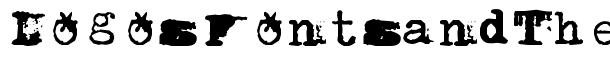 BrentonscrawlType font logo