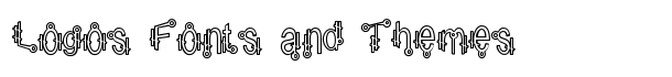 Shamantics Hollow font logo