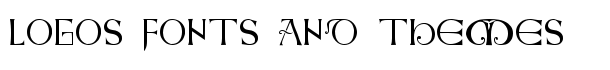 Anglo-Saxon Caps font logo