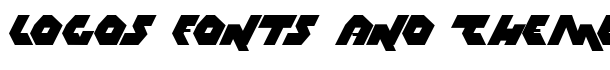 Thrust font logo