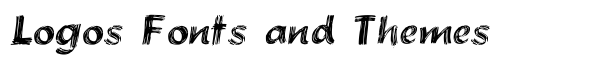 Brushstroke Plain font logo
