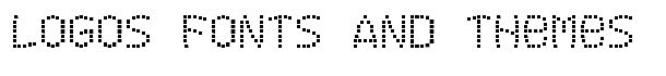 Exit font (for a film) font logo