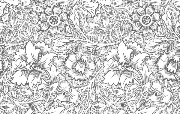 flower patterns backgrounds. Ornate flower pattern vector