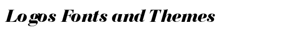 Bedini Bold Italic font logo