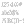 Black Castle MF font