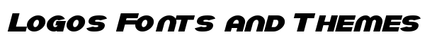 SF Juggernaut Bold Italic font logo