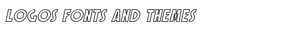 SF Speakeasy Outline Oblique font logo