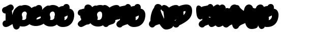 Urban Scrawl Down font logo