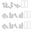 Pentomino font