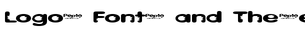 Pepto(eval) font logo