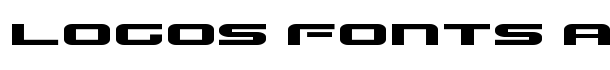 Gunship Expanded font logo