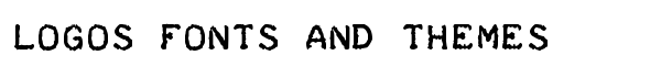 Teleprinter Bold font logo