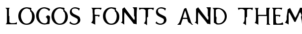 Blair Caps font logo