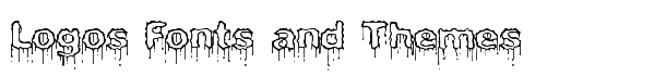 Plasma Drip Empty BRK font logo