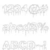 Plasma Drip Empty BRK font