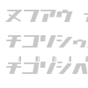 D3 Factorism Katakana Italic font