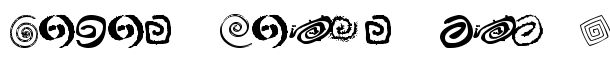 xspiralmental font logo